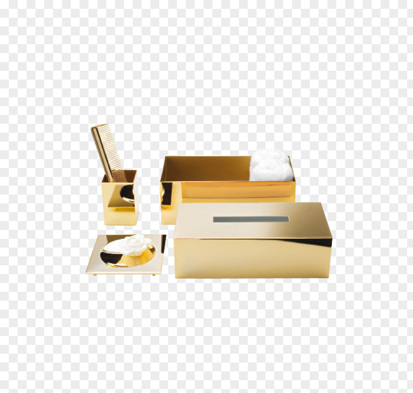 Gold Rectangle Facial Tissues Kleenex Paper PNG