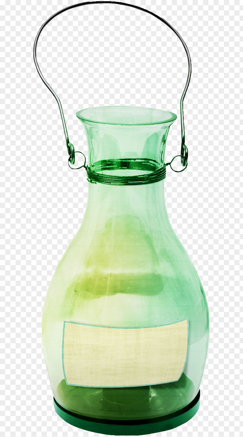 Green Transparent Glass Bottle Transparency And Translucency PNG