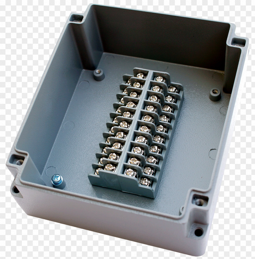 Box Electronics Junction Screw Terminal PNG