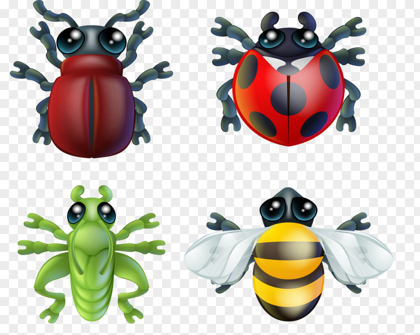 Hand-painted Insects Insect Royalty-free Stock Photography Clip Art PNG