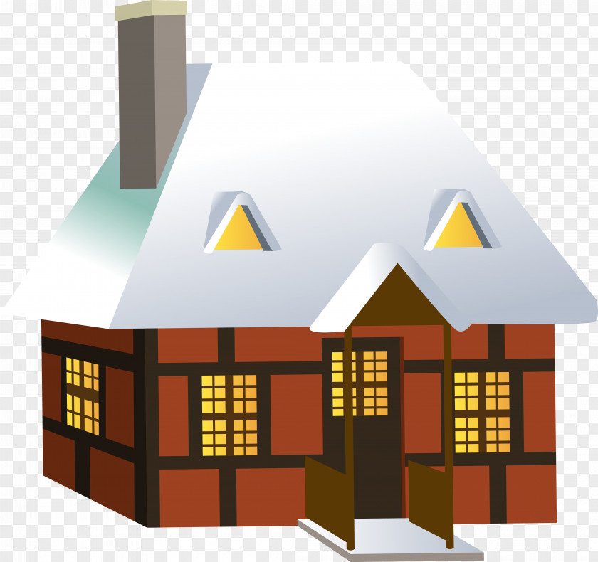 House Diary Building Winter Clip Art PNG