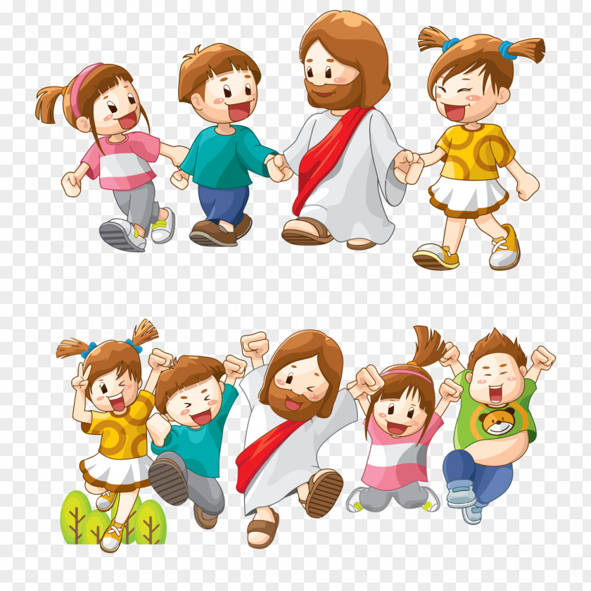 Jesus Vector Bible Child Clip Art PNG