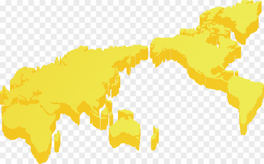 Map Vector Material Yellow PNG