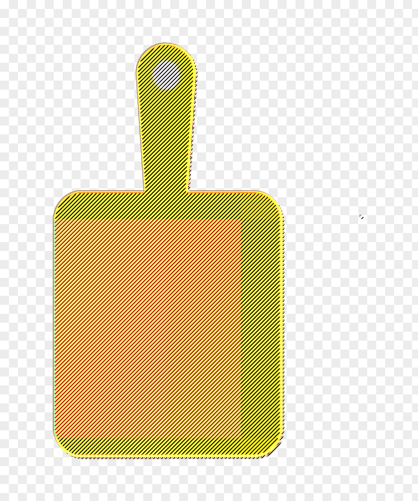 Rectangle Yellow Board Icon Cooking Cutting PNG