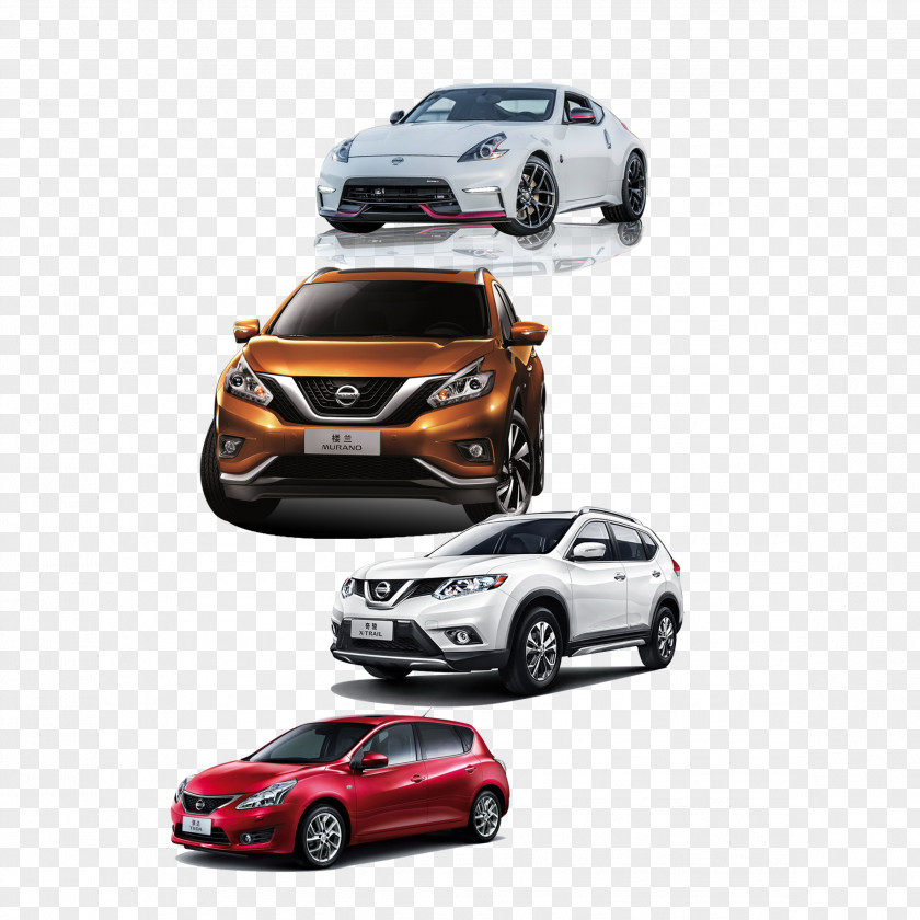 A Row Of Car Brand Cars Download PNG