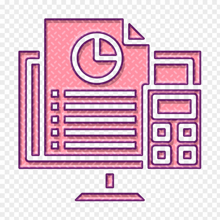 Accounting Icon Digital Service System PNG