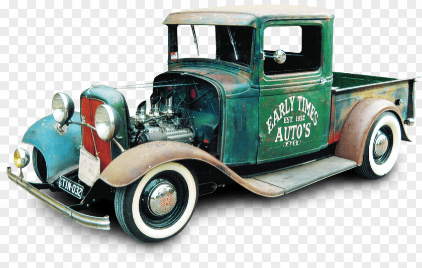 Hot Rod Vintage Car Pickup Truck Classic PNG