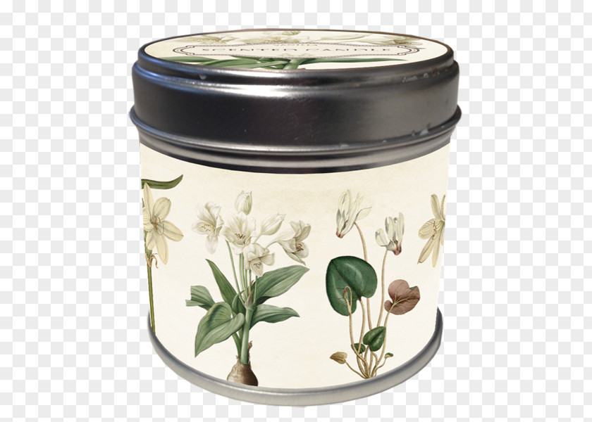 Botanical Wreath Doftljus Odor Light Jar Cloth Napkins PNG