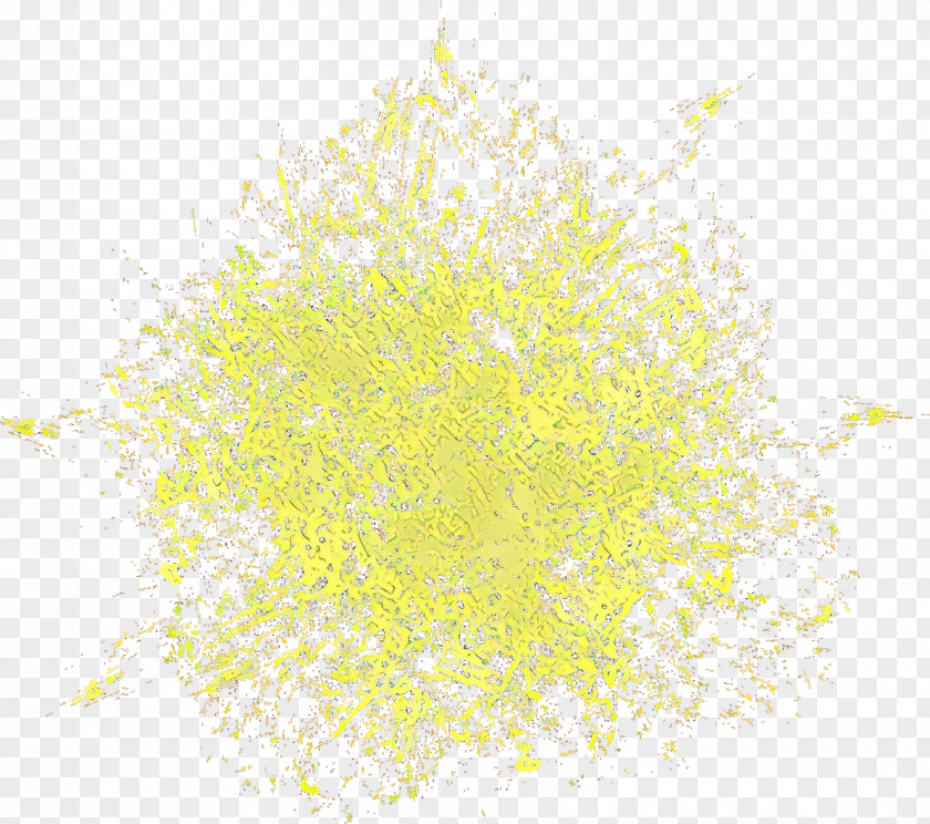 Branching Yellow Background PNG