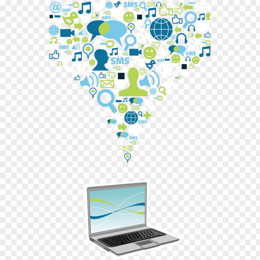 Creative Computer Thinking Download Poster PNG
