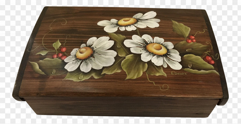 Hand-painted Boxes Rectangle Flower PNG