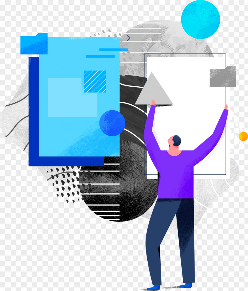 Management Target Audience Geometric Abstract Background PNG