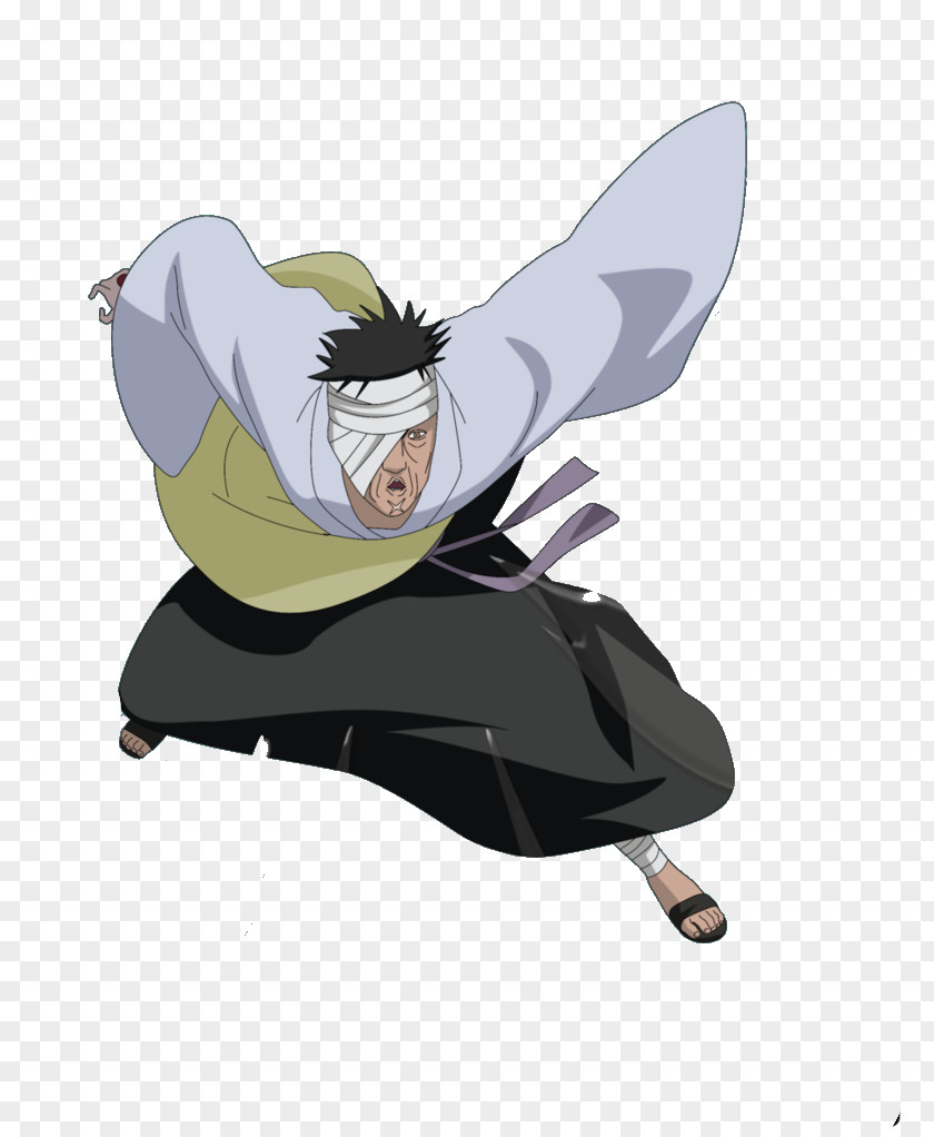 Naruto Danzo Shimura Art Personnages Secondaires Du Pays De La Foudre Anbu PNG