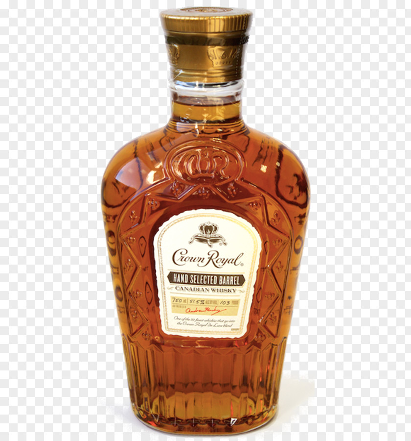 Drink American Whiskey Canadian Whisky Crown Royal Distilled Beverage PNG
