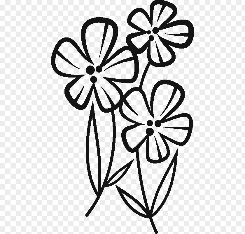 Flowers Set Floral Design Cut Leaf Plant Stem Petal PNG