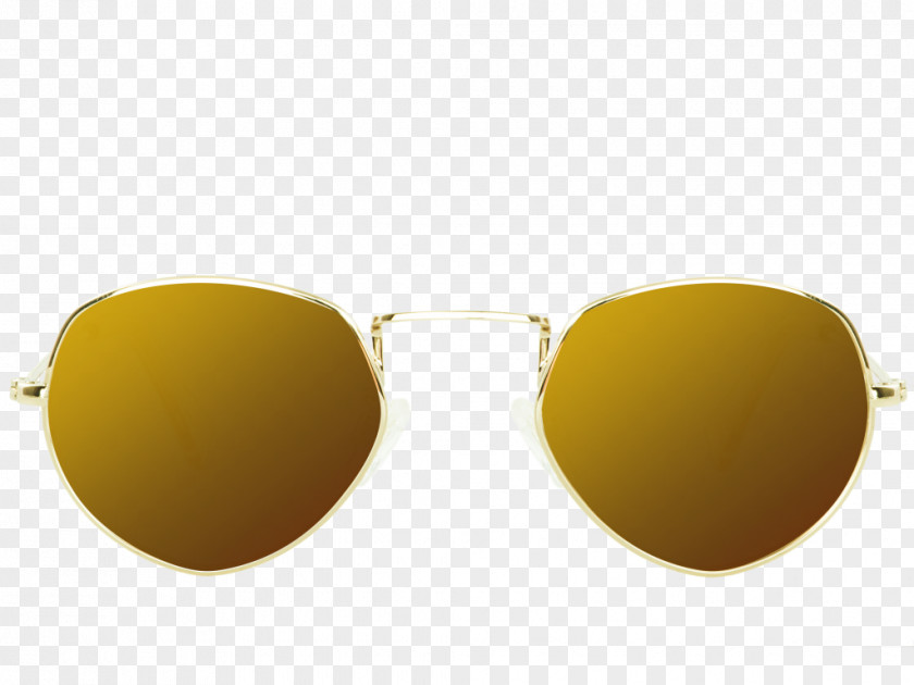 Golden Glare Sunglasses Eyewear Goggles PNG