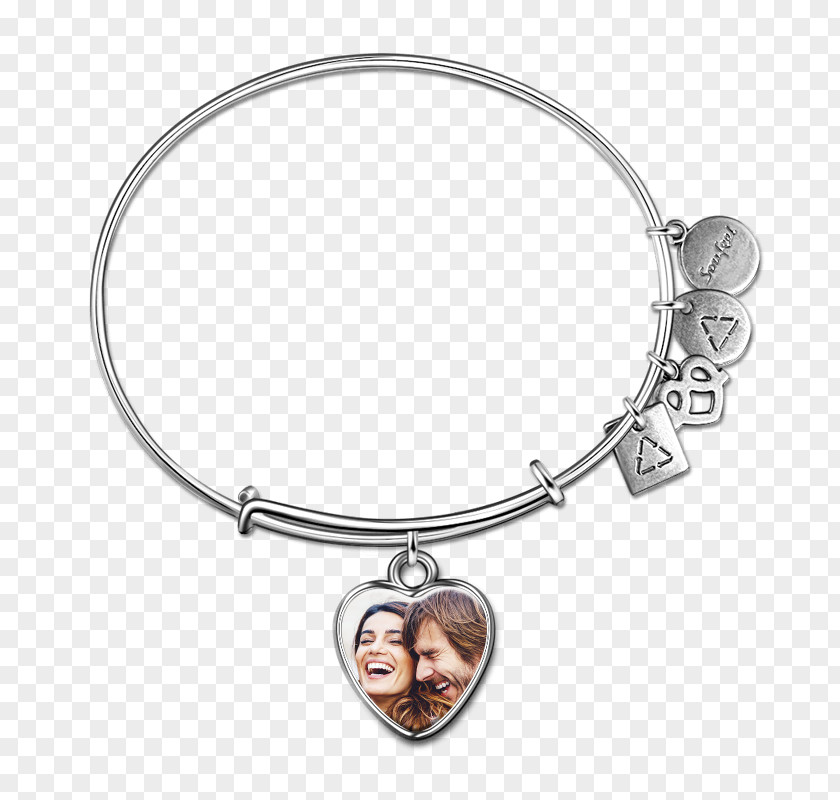 Heart Monogram Bracelet Bangle Silver Jewellery Material PNG