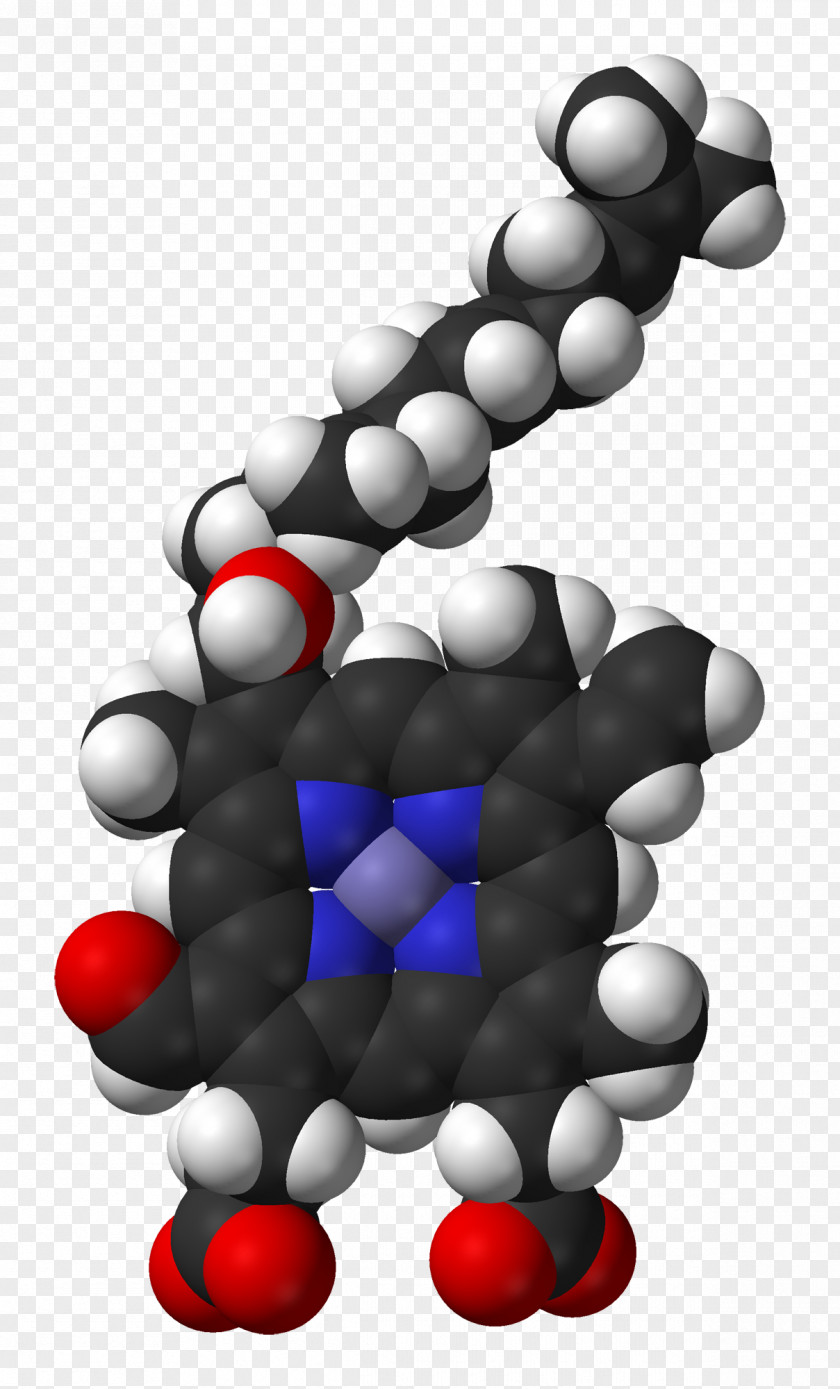 Heme A Porphyrin Cytochrome C Coordination Complex PNG