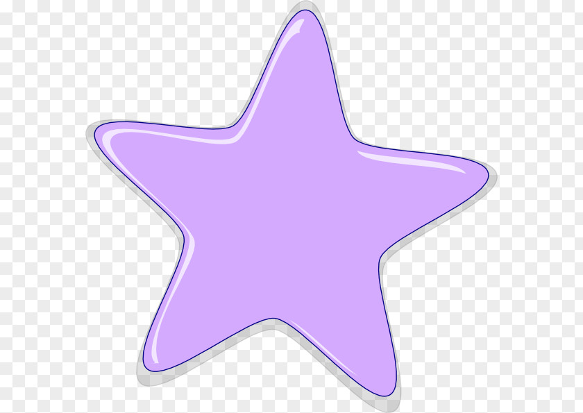 Lilac Star Clip Art PNG