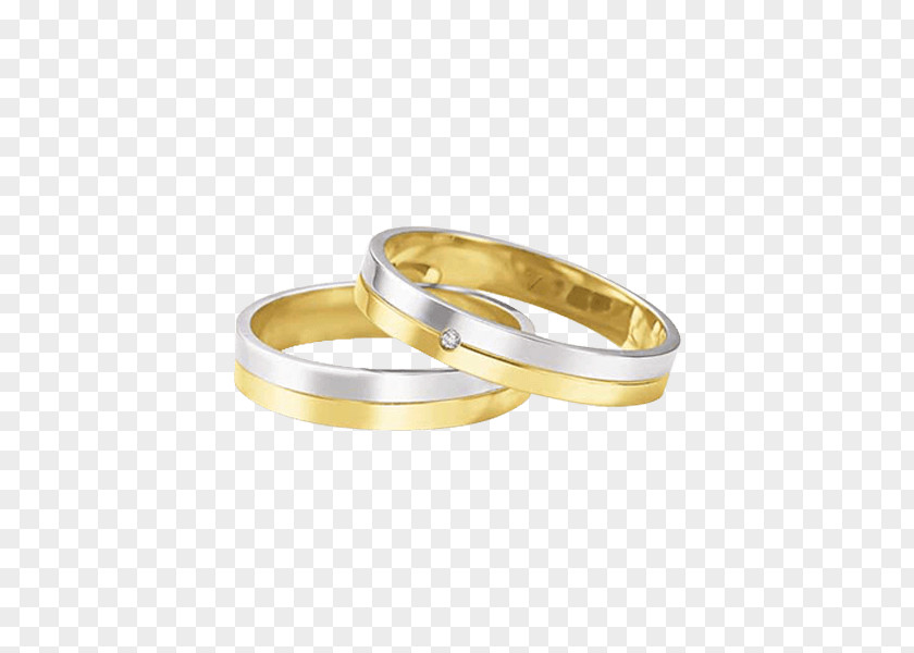 Ring Wedding Silver Gold PNG
