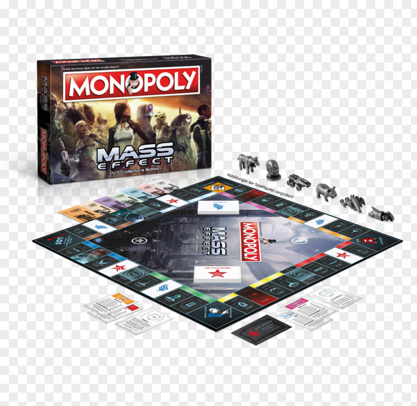 Univers De Mass Effect Board Game Monopoly PNG