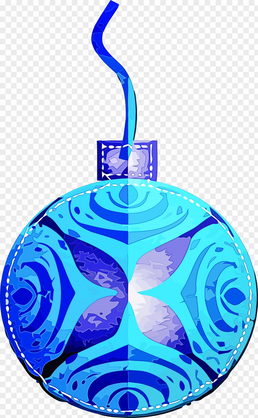 Blue Aqua Ornament Electric PNG