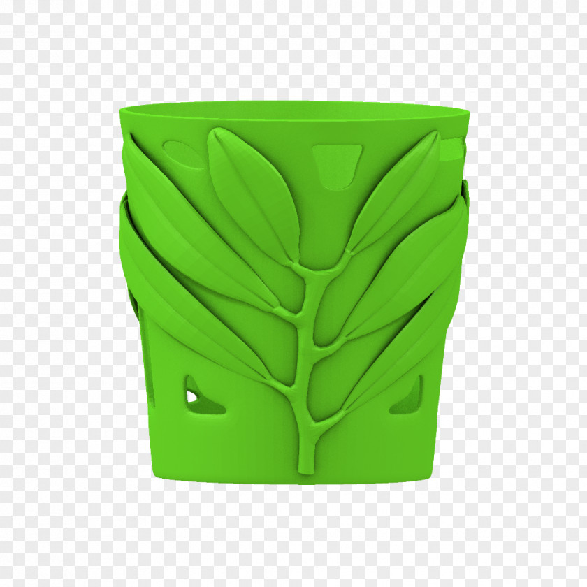 Cup Model Product Design Green Flowerpot PNG