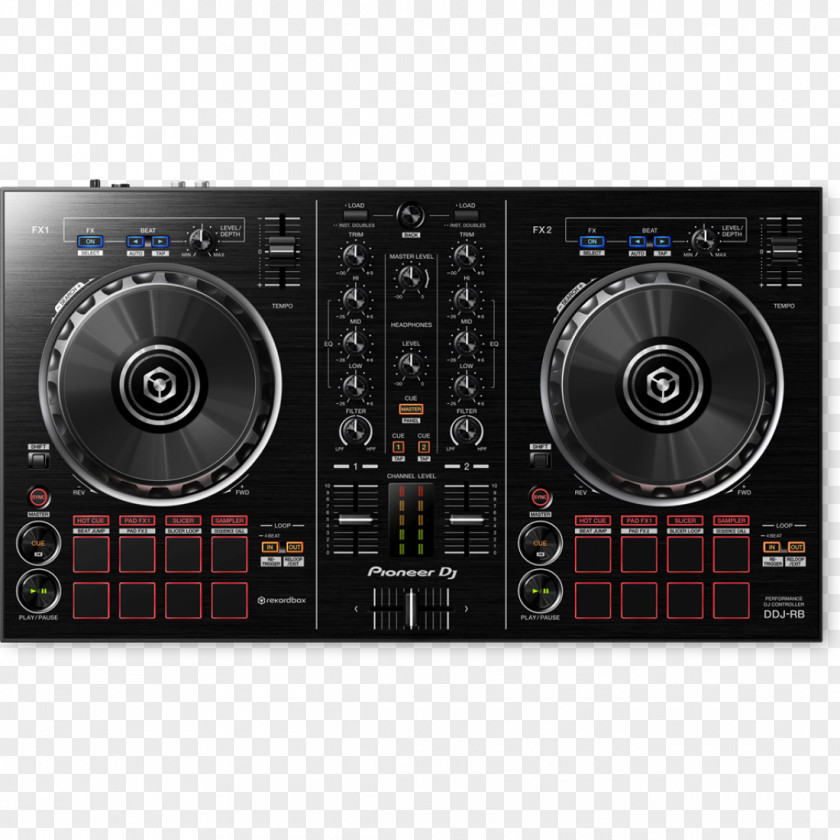 DJ Controller Pioneer DDJ-RB Disc Jockey Audio PNG