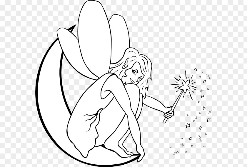 Fairy Outline Cliparts Tinker Bell Disney Fairies Free Content Clip Art PNG