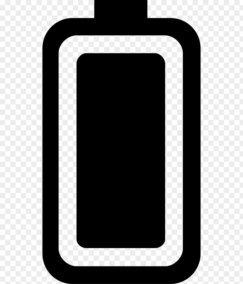 Full Battery Product Design Black Font Line PNG