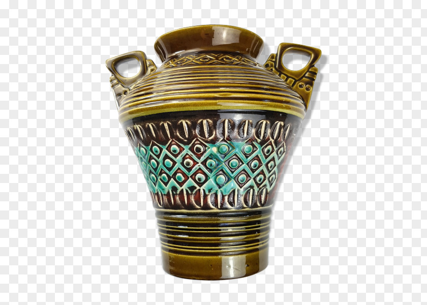 Vase Ceramic 01504 Brass PNG