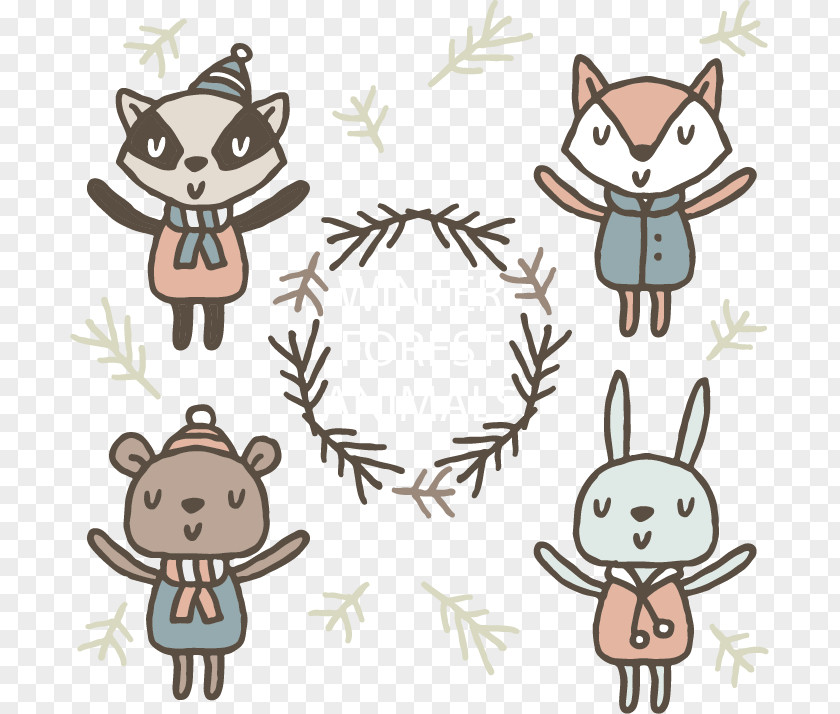 Forest Animals Clip Art PNG