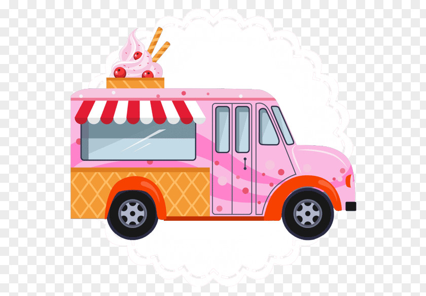 Ice Cream Truck Tonibell Ices Model Car Van PNG