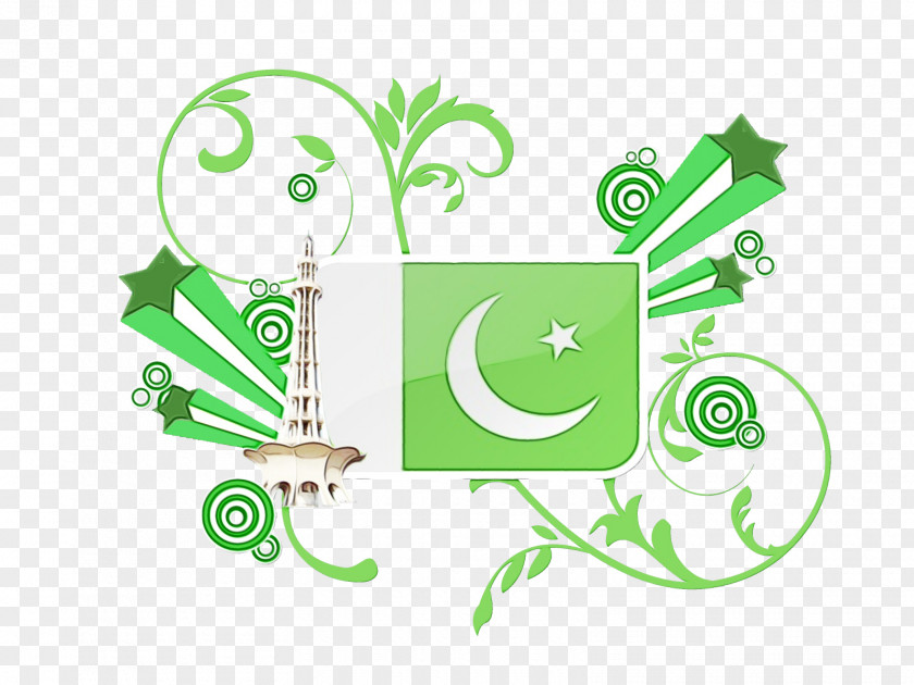 Logo Text Pakistan Flag PNG