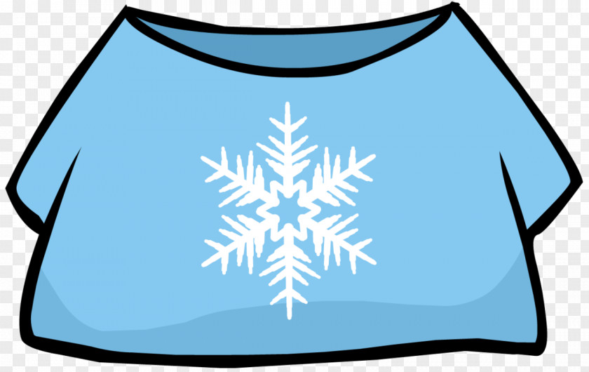 Snowflake T-shirt Club Penguin Original Clip Art PNG