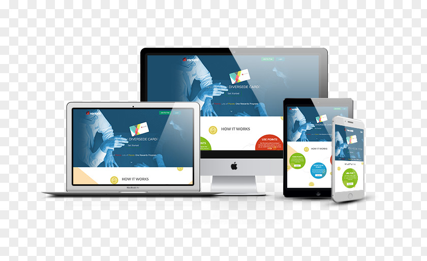 Web Design Responsive Development Digital Agency Marketing PNG