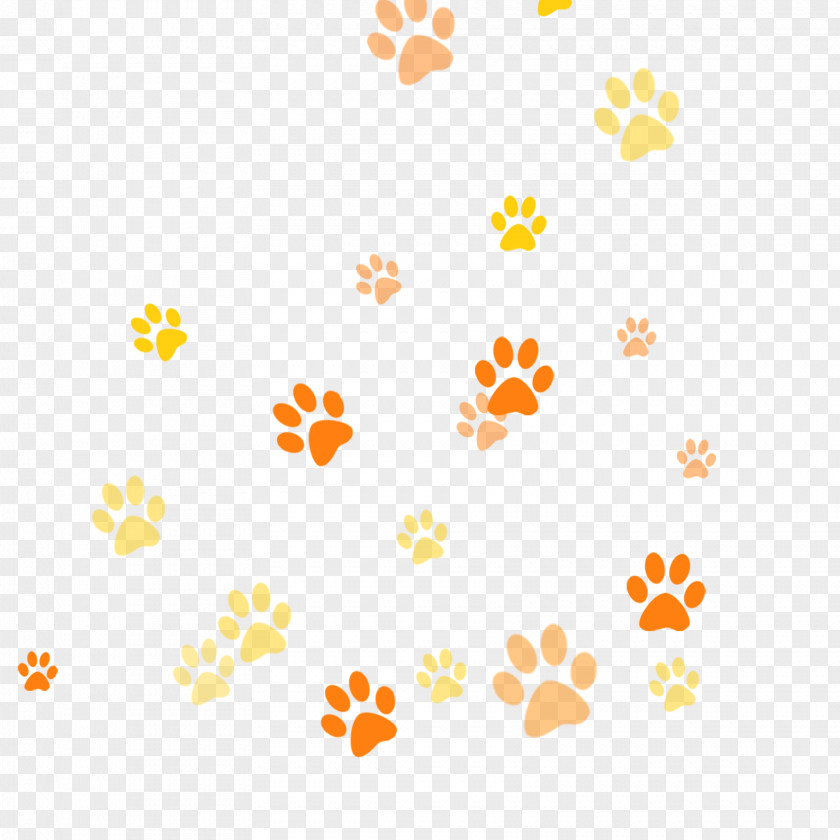 Cartoon Footprints Dog Grooming Puppy Cat Paw PNG