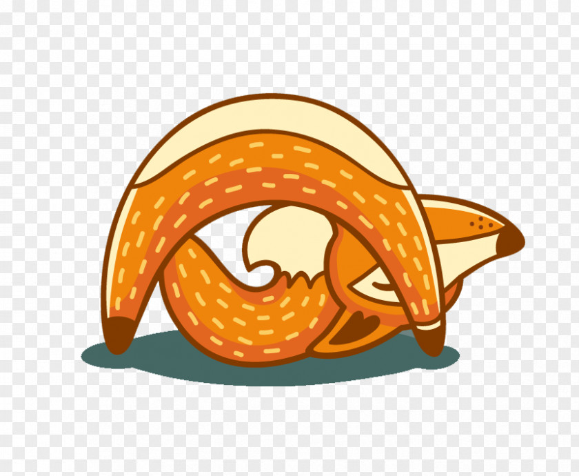 Fox Doing Yoga Download Clip Art PNG