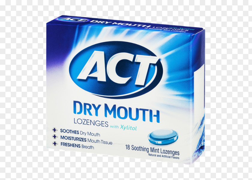 Mouthwash Act Dry Mouth Xerostomia Throat Lozenge Xylitol PNG