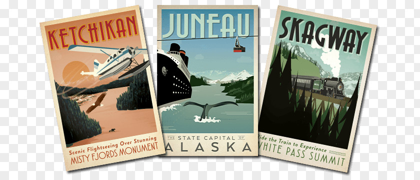 Travel Poster Book PNG