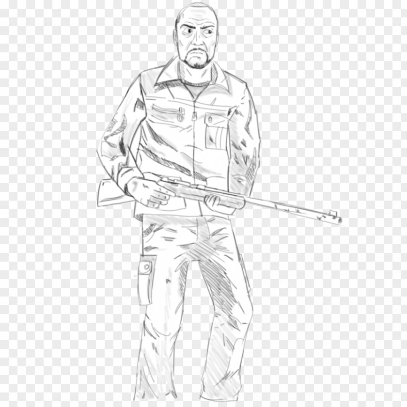 Walking Dead Drawing Line Art Sleeve Sketch PNG