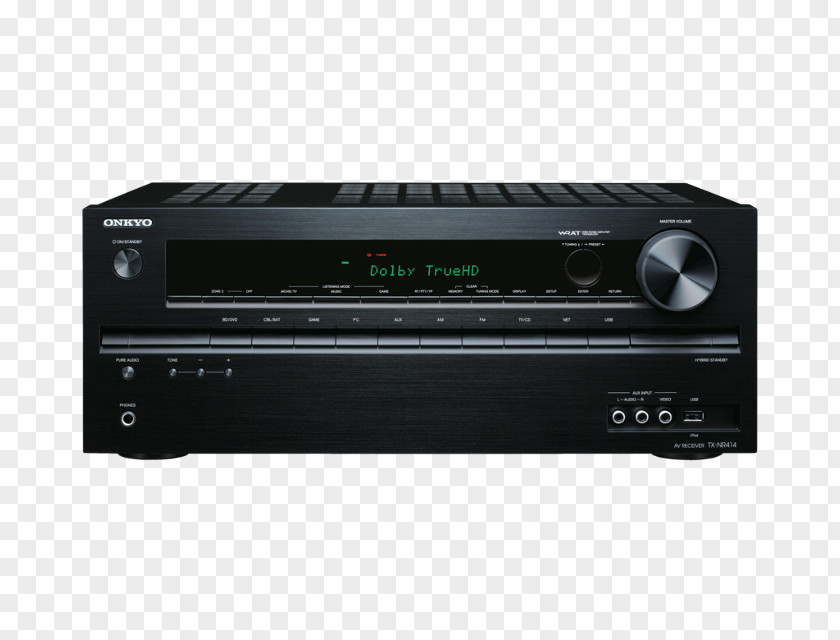 Audio Receiver AV Onkyo TX-NR414 Home Theater Systems HT-RC460 PNG