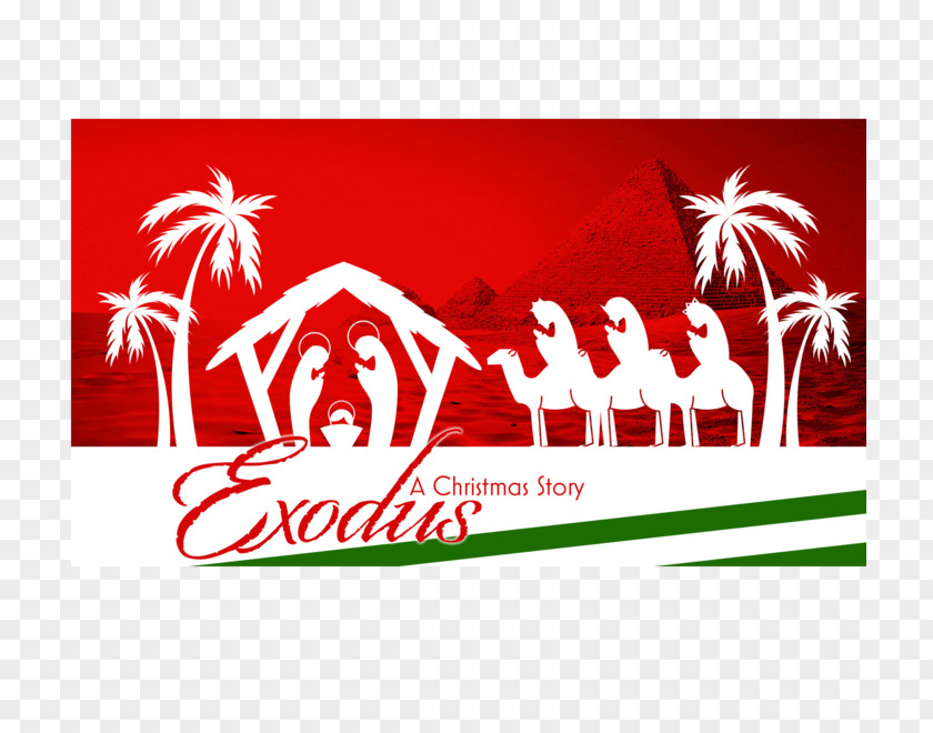 Clover Youth Logo Christmas Nativity Scene Star Of Bethlehem Font PNG