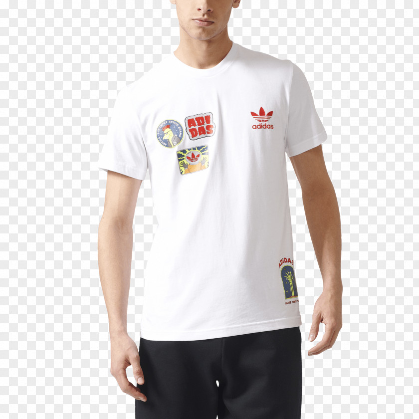 Front Page T-shirt Adidas Top Neckline Sleeve PNG