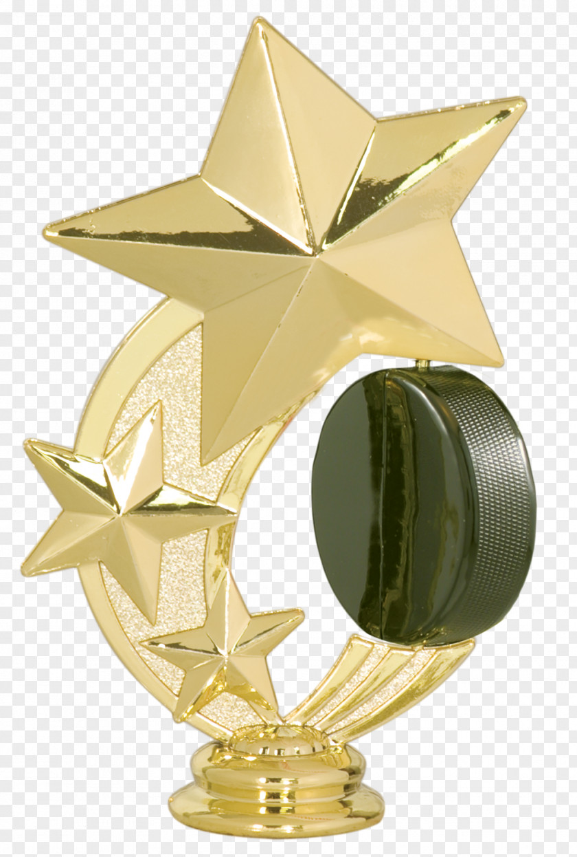 Gold Figures Trophy Award Commemorative Plaque Star Sport PNG