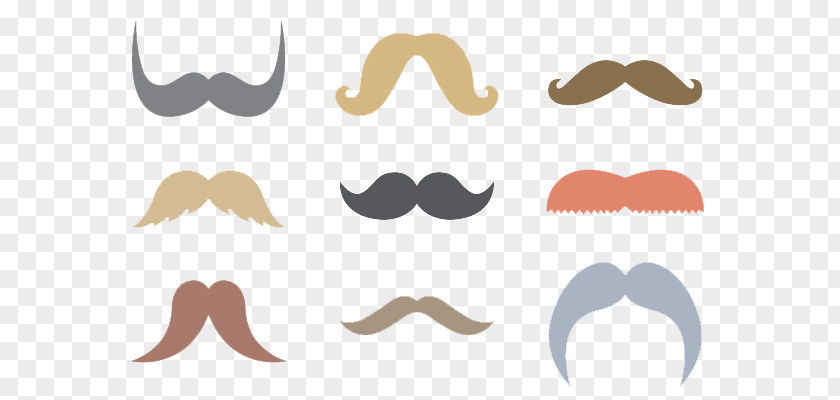 A Variety Of Shapes Beard Moustache Movember Wallpaper PNG