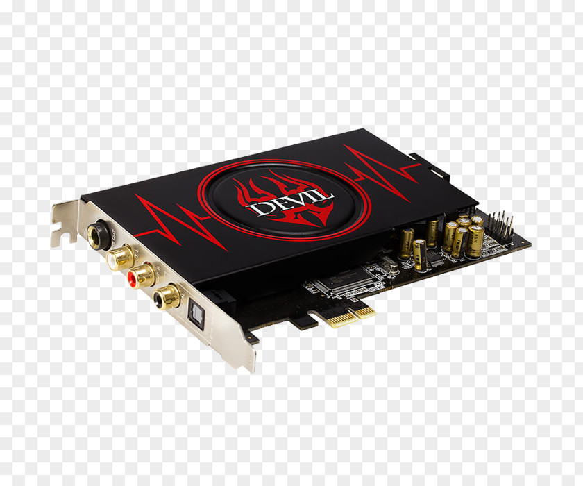 Computer Graphics Cards & Video Adapters Sound Audio PCI Express 7.1 Surround PowerColor PNG