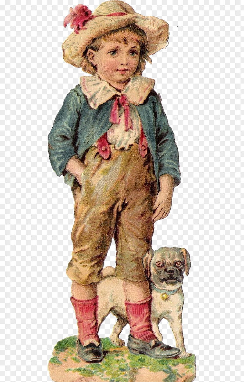 Painting Child Dog Victorian Era Bokmxe4rke PNG