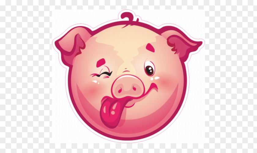 Smiley Emoticon Domestic Pig Clip Art PNG