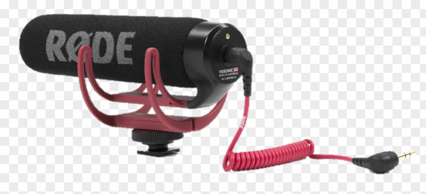 Microphone Røde Microphones RØDE VideoMic Go Pro PNG